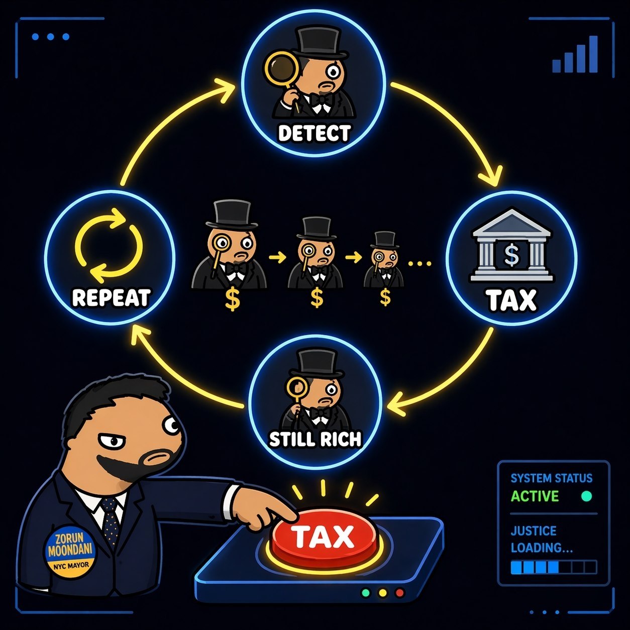 Zorun at Central Committee desk